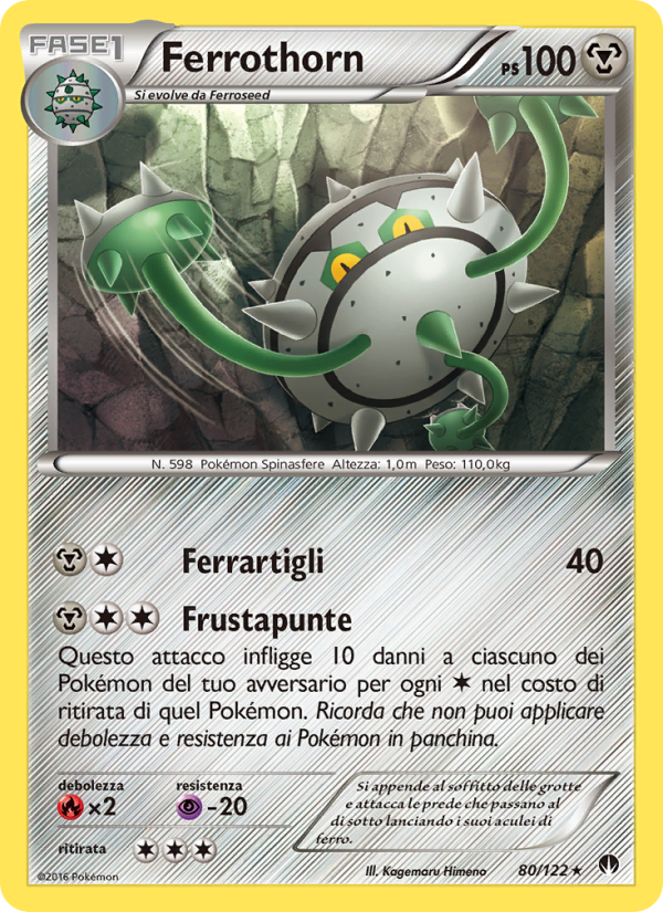 Ferrothorn 080/126 — BREAKpoint (Italian Pokémon TCG card)