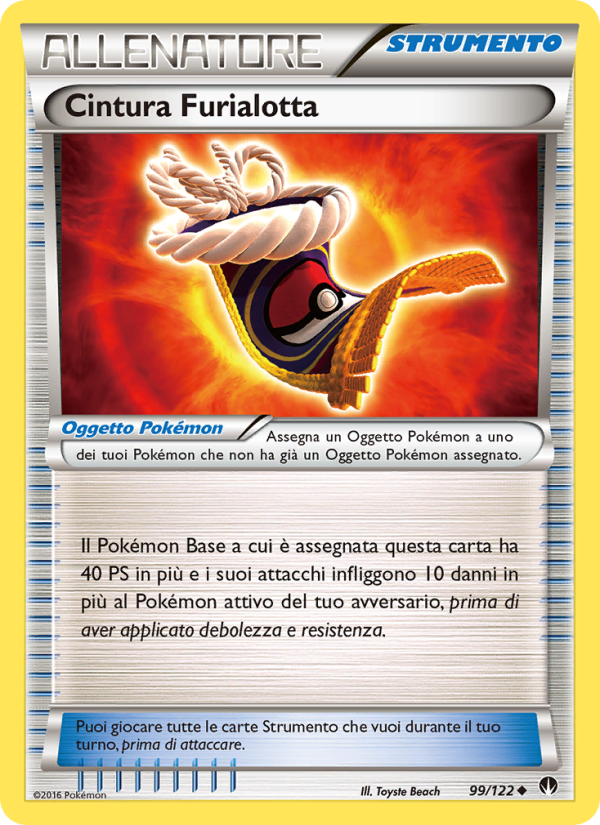 Cintura Furialotta 099/126 — BREAKpoint (Italian Pokémon TCG card)