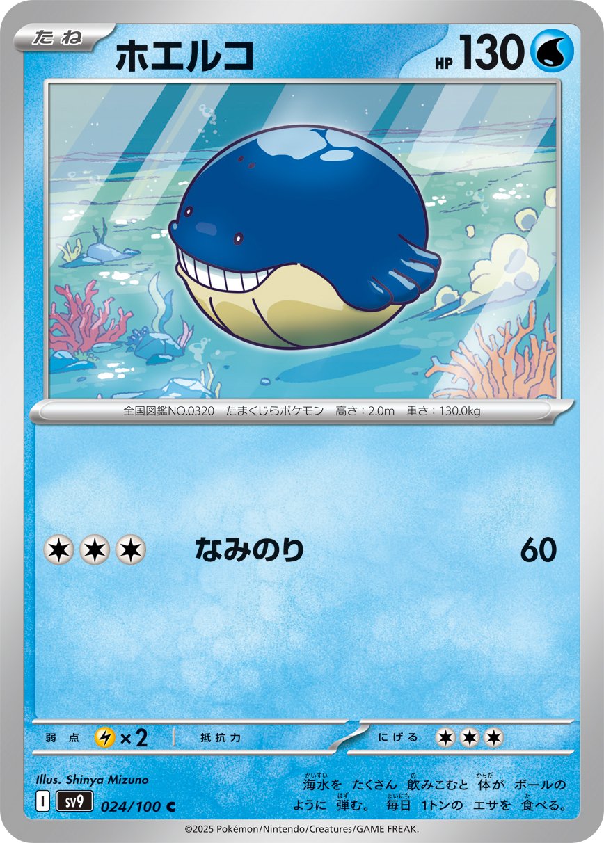 Wailmer 024/132 — Battle Partners (Japanese Pokémon TCG card)