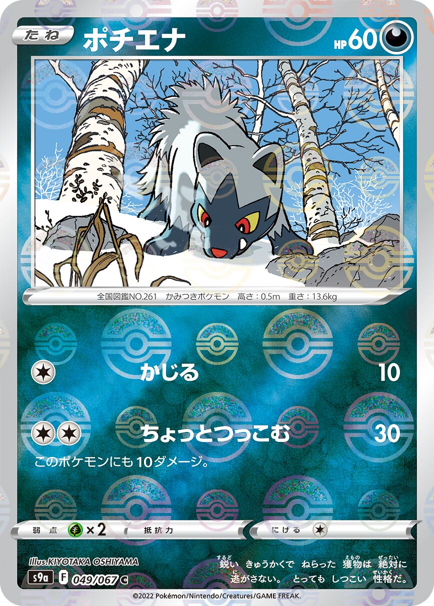 Poochyena 049/93 — Battle Region (Japanese Pokémon TCG card)