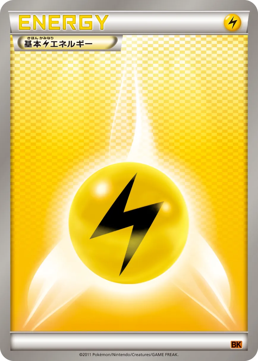 Lightning Energy 016 — Terrakion Battle Strength Deck (Japanese Pokémon TCG card)