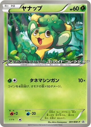 Pansage 001/236 — Black & White Promos (Japanese Pokémon TCG card)