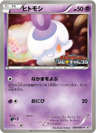 Litwick 009/236 — Black & White Promos (Japanese Pokémon TCG card)
