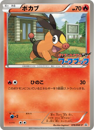 Tepig 076/236 — Black & White Promos (Japanese Pokémon TCG card)