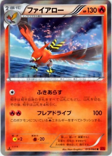 Talonflame 013/63 — Collection Y (Japanese Pokémon TCG card)