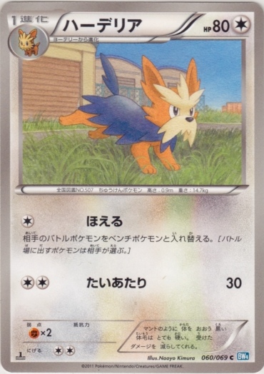 Herdier 060/76 — Dark Rush (Japanese Pokémon TCG card)