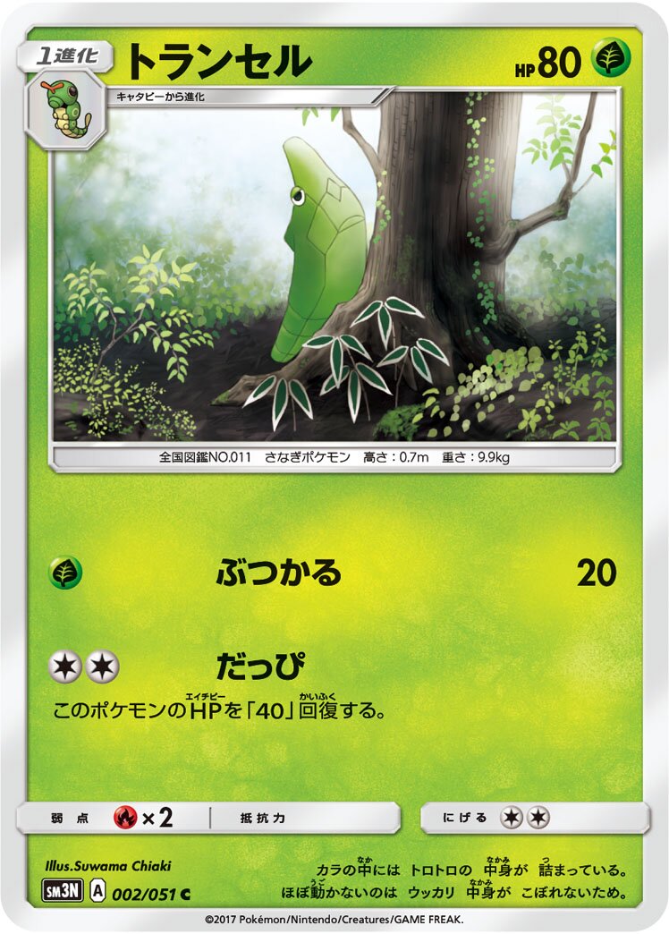 Metapod 002/64 — Darkness that Consumes Light (Japanese Pokémon TCG card)