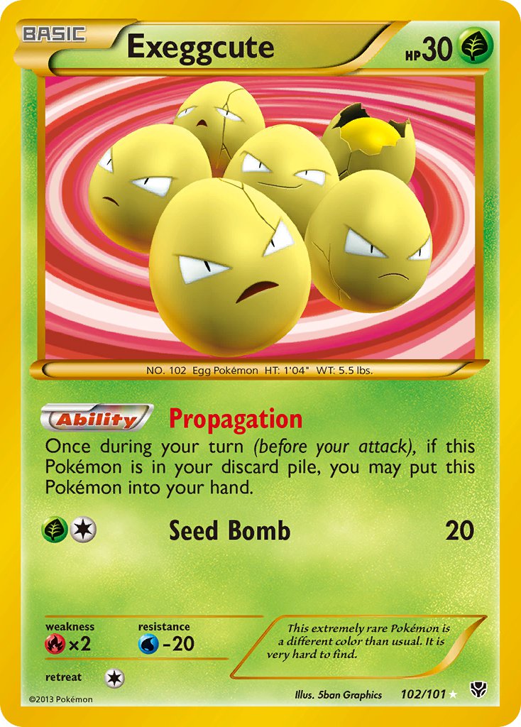 Exeggcute 001 — Extra Regulation Box (Japanese Pokémon TCG card)