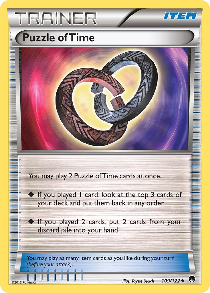 Puzzle of Time 024 — Extra Regulation Box (Japanese Pokémon TCG card)