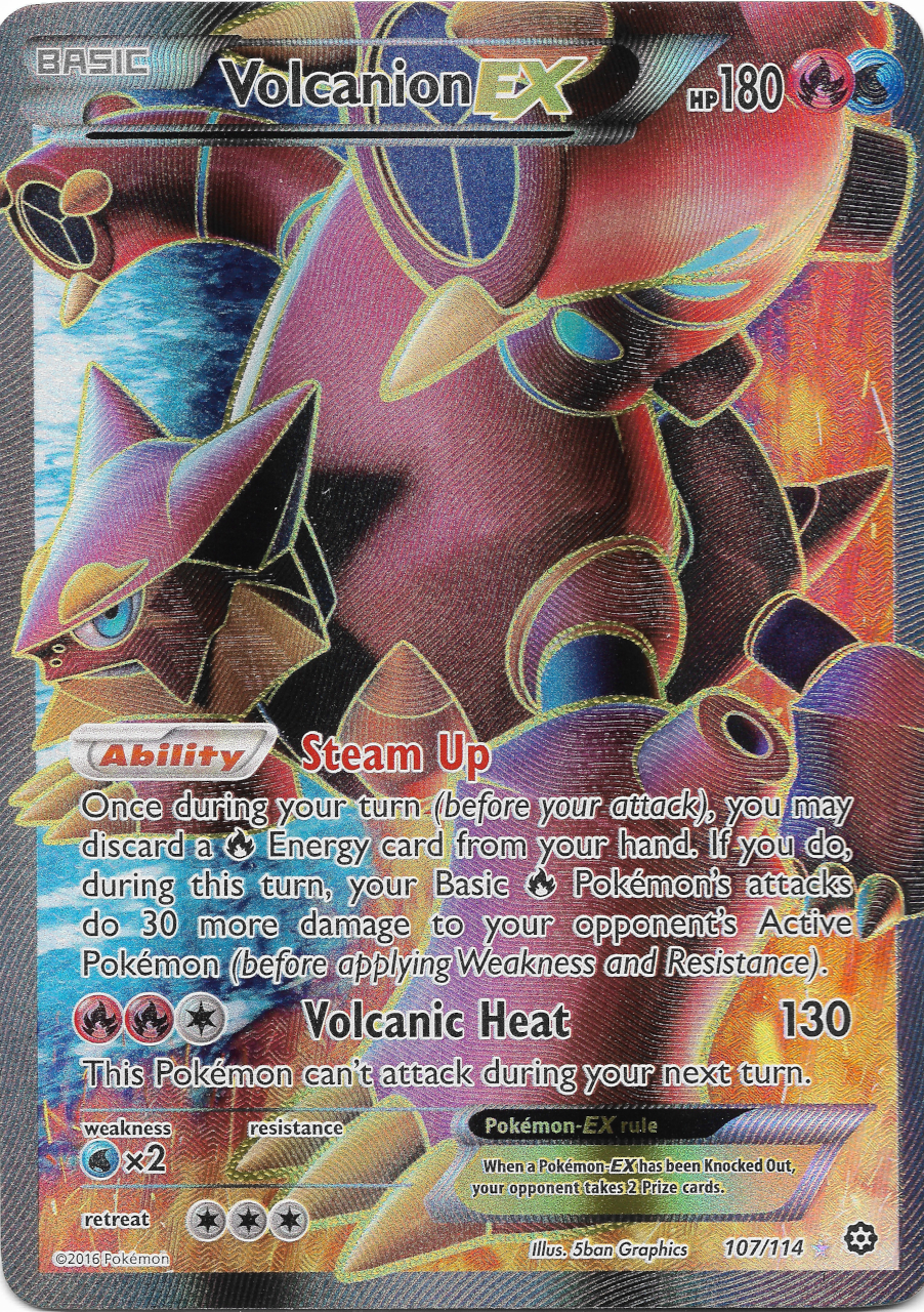 Volcanion-EX 003 — Extra Regulation Box (Japanese Pokémon TCG card)