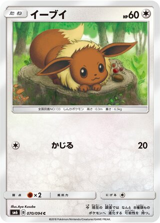 Eevee 070/110 — Forbidden Light Jp (Japanese Pokémon TCG card)