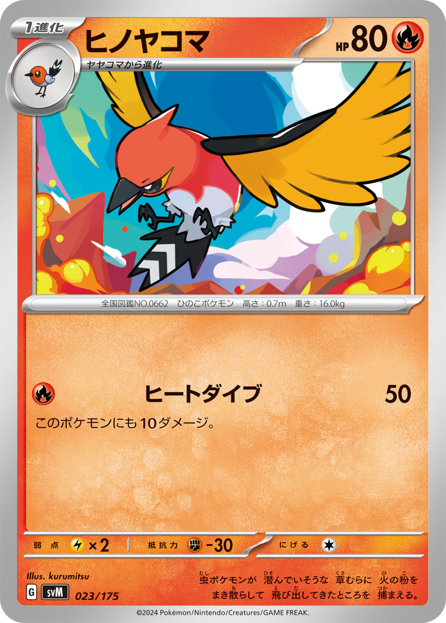 Fletchinder 023/175 — Generations Starter Decks (Japanese Pokémon TCG card)