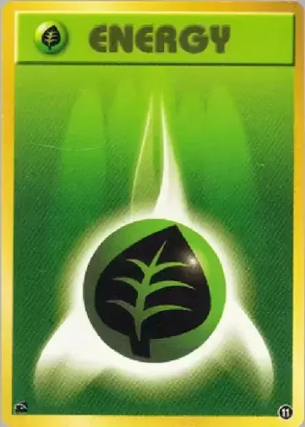 Grass Energy 011 — Intro Pack (Bulbasaur) (Japanese Pokémon TCG card)