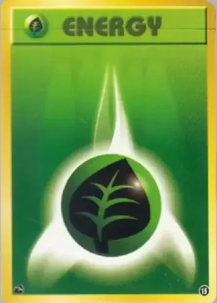 Grass Energy 015 — Intro Pack (Bulbasaur) (Japanese Pokémon TCG card)