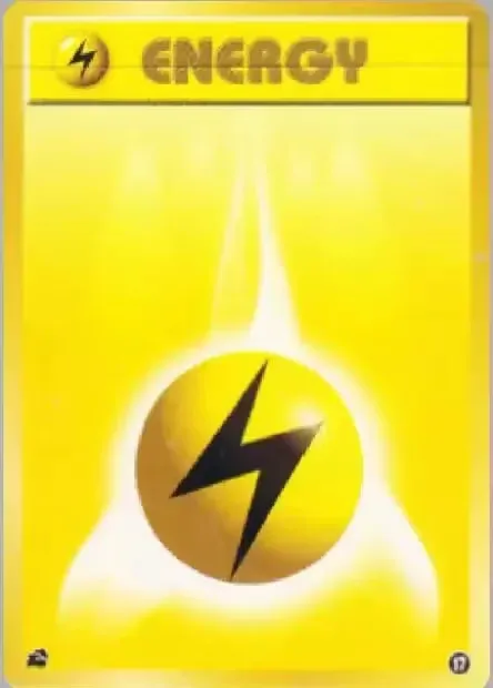 Lightning Energy 017 — Intro Pack (Bulbasaur) (Japanese Pokémon TCG card)
