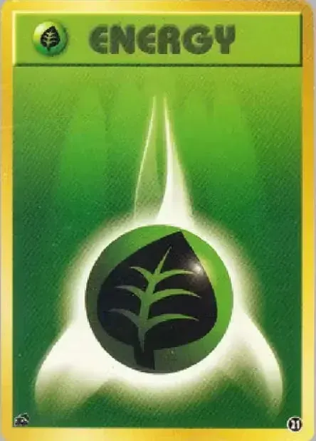 Grass Energy 021 — Intro Pack (Bulbasaur) (Japanese Pokémon TCG card)