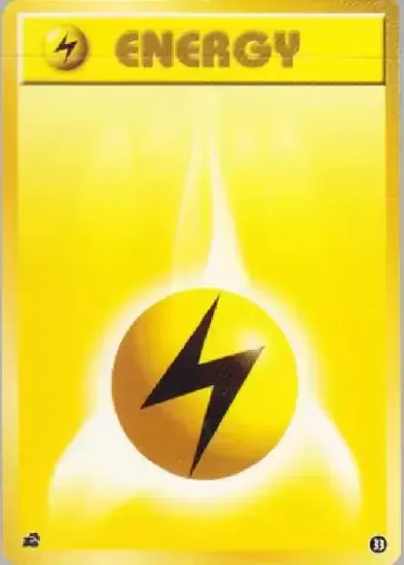 Lightning Energy 033 — Intro Pack (Bulbasaur) (Japanese Pokémon TCG card)