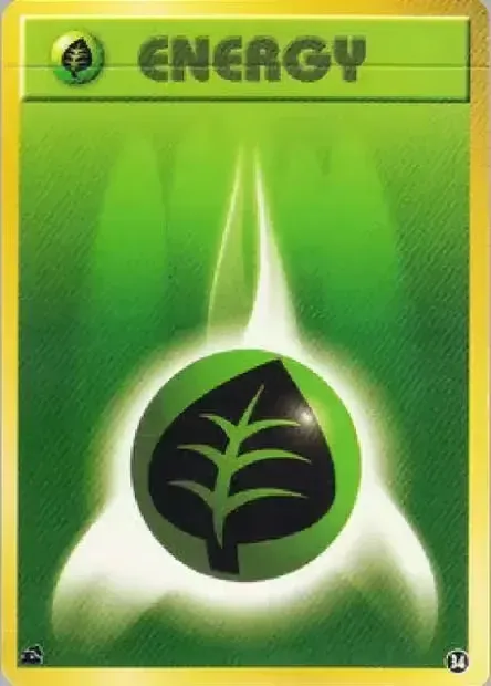 Grass Energy 034 — Intro Pack (Bulbasaur) (Japanese Pokémon TCG card)