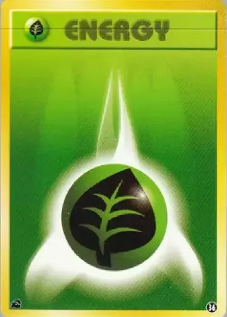 Grass Energy 036 — Intro Pack (Bulbasaur) (Japanese Pokémon TCG card)