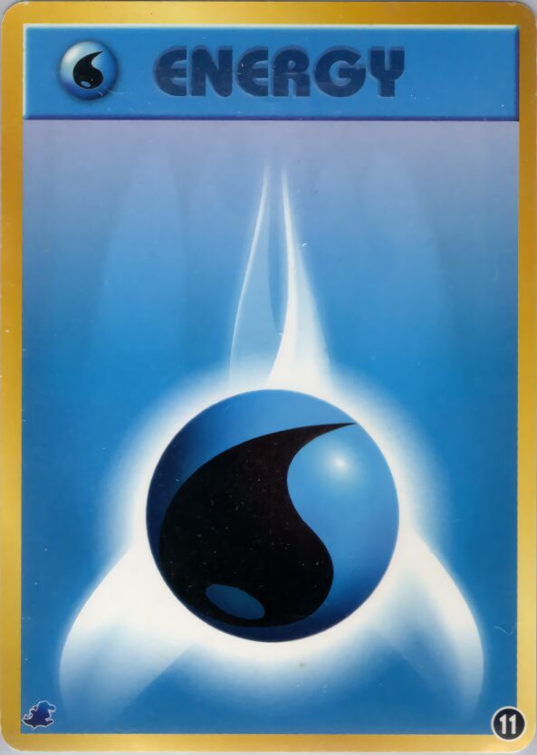 Water Energy 011 — Intro Pack Neo (Totodile) (Japanese Pokémon TCG card)