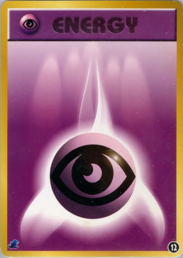 Psychic Energy 012 — Intro Pack Neo (Totodile) (Japanese Pokémon TCG card)