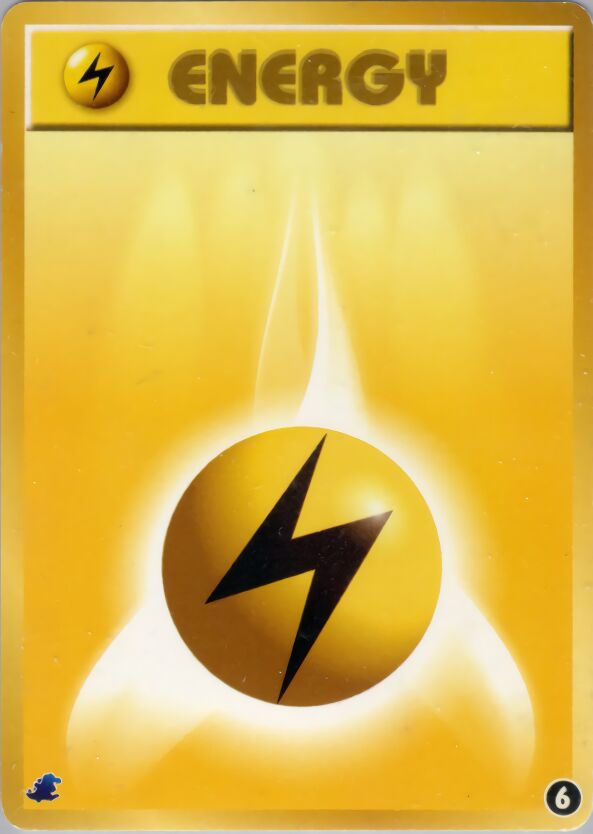 Lightning Energy 006 — Intro Pack Neo (Totodile) (Japanese Pokémon TCG card)