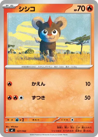 Litleo 127/768 — Start Deck 100 Battle Collection (Japanese Pokémon TCG card)