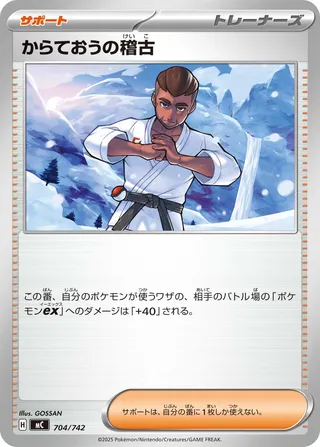 Black Belt's Training 704/768 — Start Deck 100 Battle Collection (Japanese Pokémon TCG card)