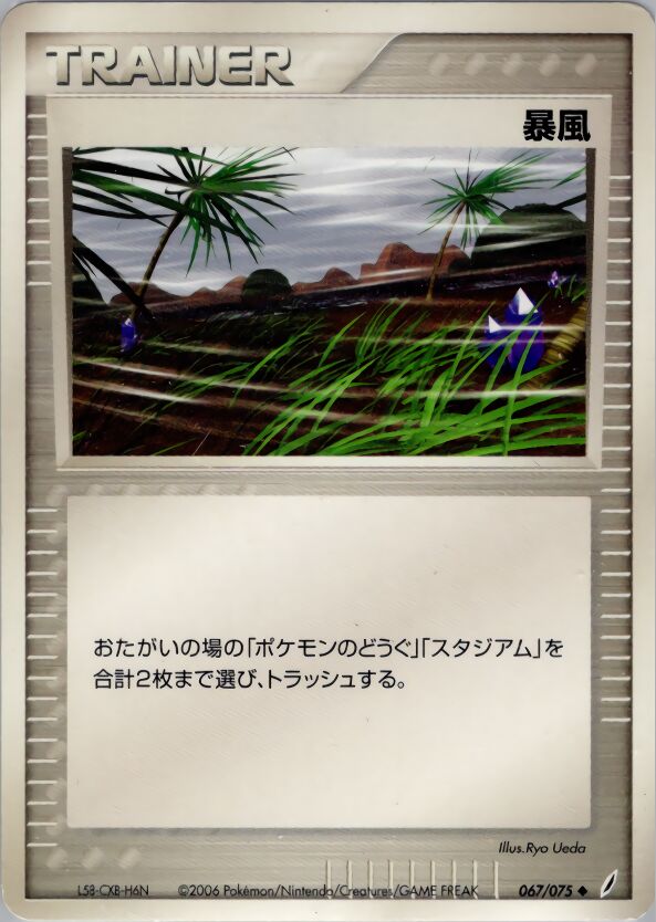 Windstorm 067/75 — Miracle Crystal (Japanese Pokémon TCG card)
