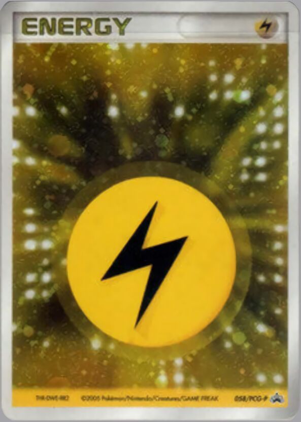 Lightning Energy 058/154 — PCG Promos (Japanese Pokémon TCG card)