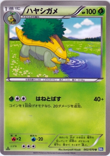 Grotle 002/79 — Plasma Gale (Japanese Pokémon TCG card)