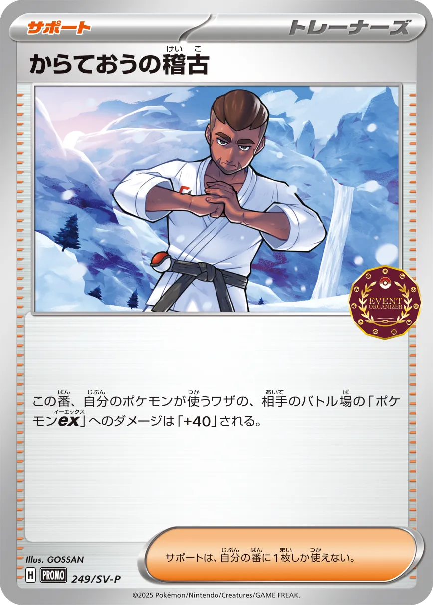 Black Belt's Training 249/300 — Scarlet & Violet Promos (Japanese Pokémon TCG card)