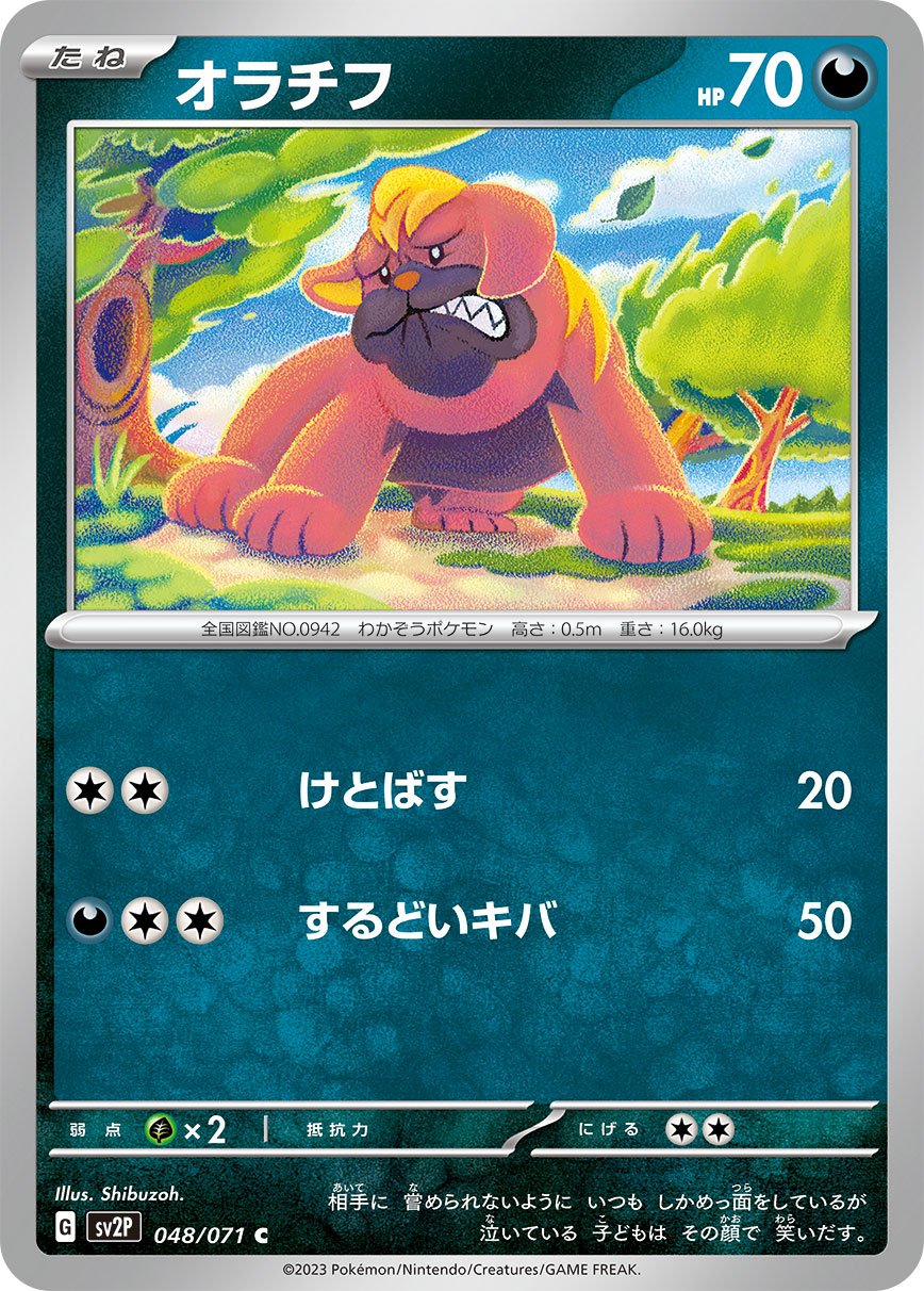 Maschiff 048/071 — Snow Hazard (Japanese Pokémon TCG card)