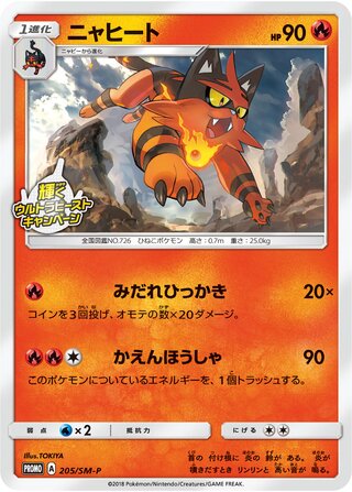 Torracat 205/409 — Sun & Moon Promos (Japanese Pokémon TCG card)