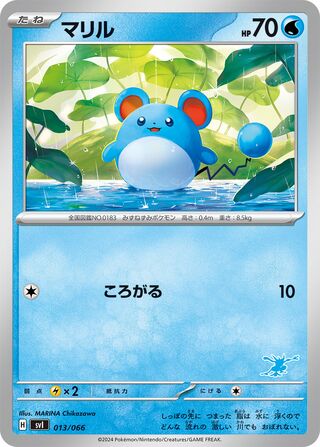 Marill 013 — Trainers Camp (Japanese Pokémon TCG card)
