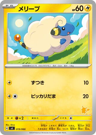 Mareep 019 — Trainers Camp (Japanese Pokémon TCG card)