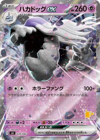 Houndstone ex 028 — Trainers Camp (Japanese Pokémon TCG card)