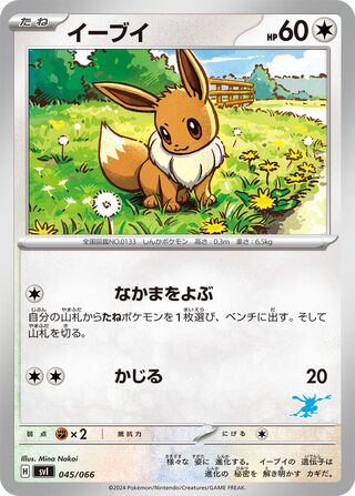 Eevee 045 — Trainers Camp (Japanese Pokémon TCG card)