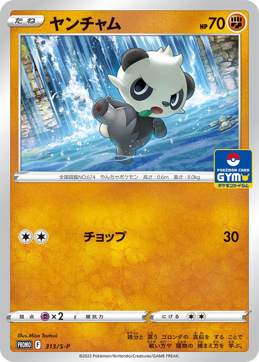 Pancham 313/340 — Sword & Shield Promos (Japanese Pokémon TCG card)