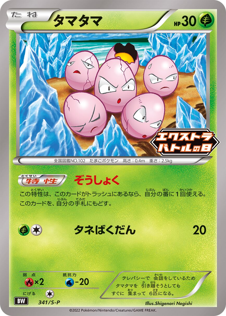 Exeggcute 341/340 — Sword & Shield Promos (Japanese Pokémon TCG card)