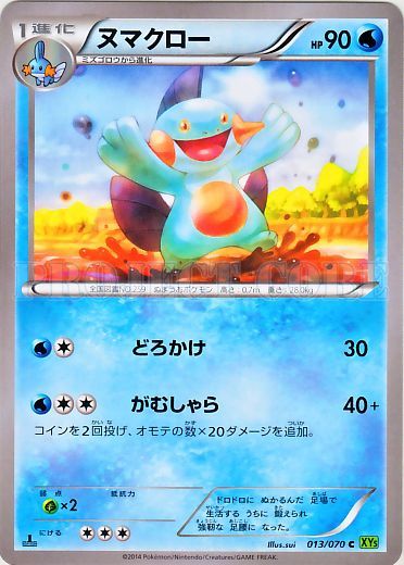 Marshtomp 013/80 — Tidal Storm (Japanese Pokémon TCG card)