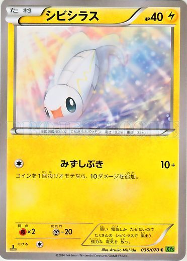 Tynamo 036/80 — Tidal Storm (Japanese Pokémon TCG card)