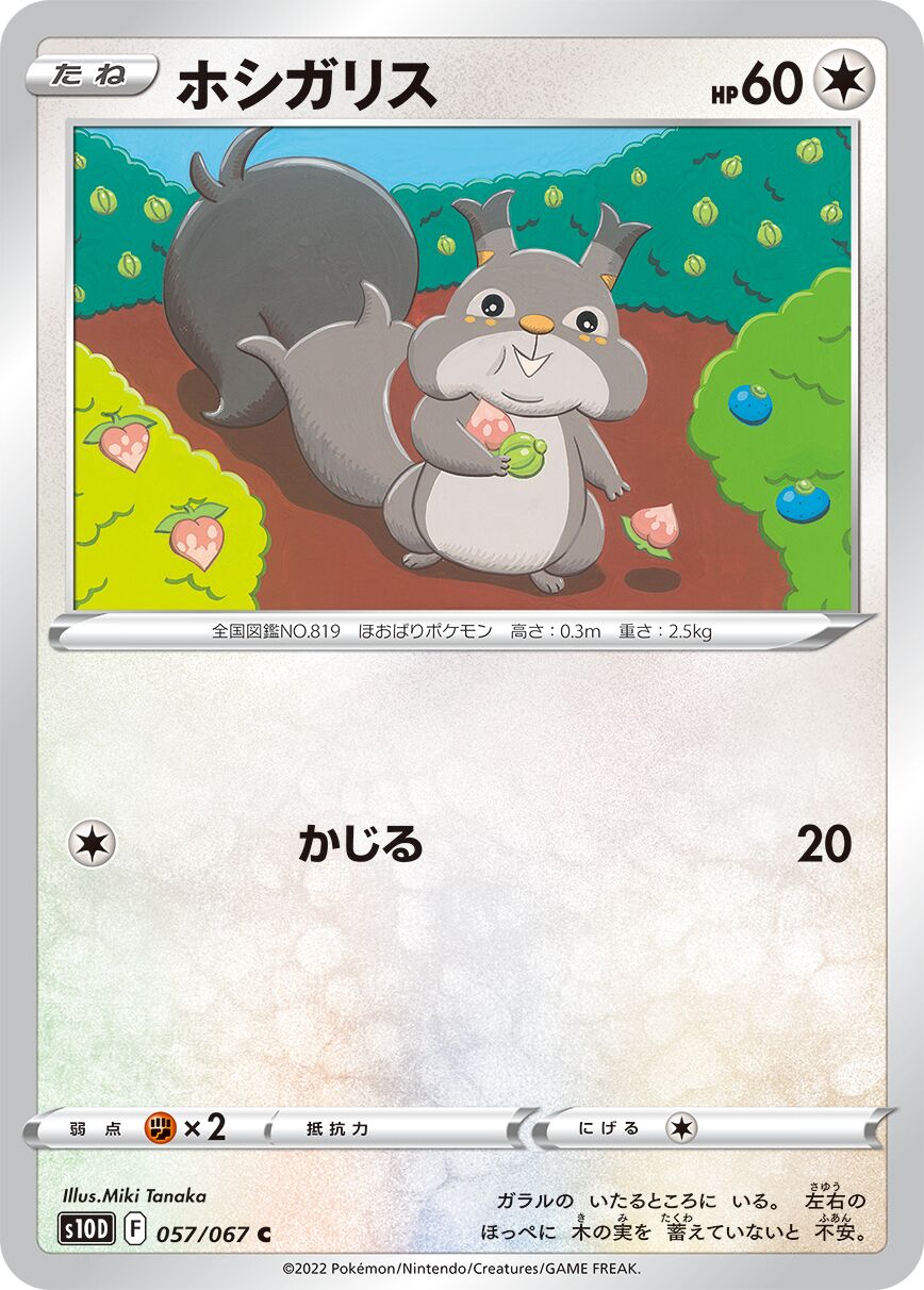 Skwovet 057/88 — Time Gazer (Japanese Pokémon TCG card)