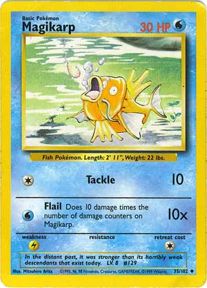 Magikarp [Snap] — Unnumbered Promotional 1999 (Japanese Pokémon TCG card)