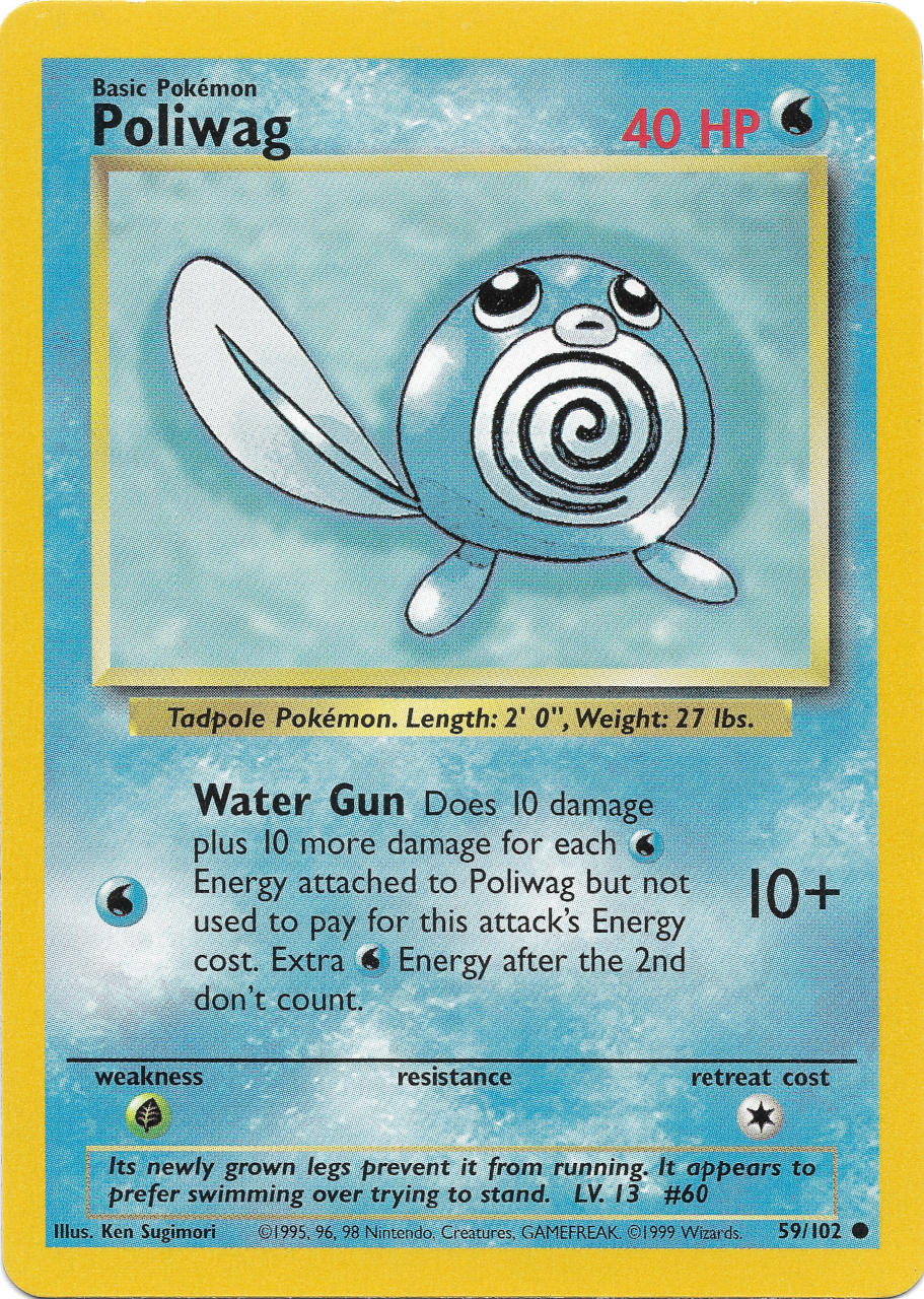 Poliwag [Snap] — Unnumbered Promotional 1999 (Japanese Pokémon TCG card)