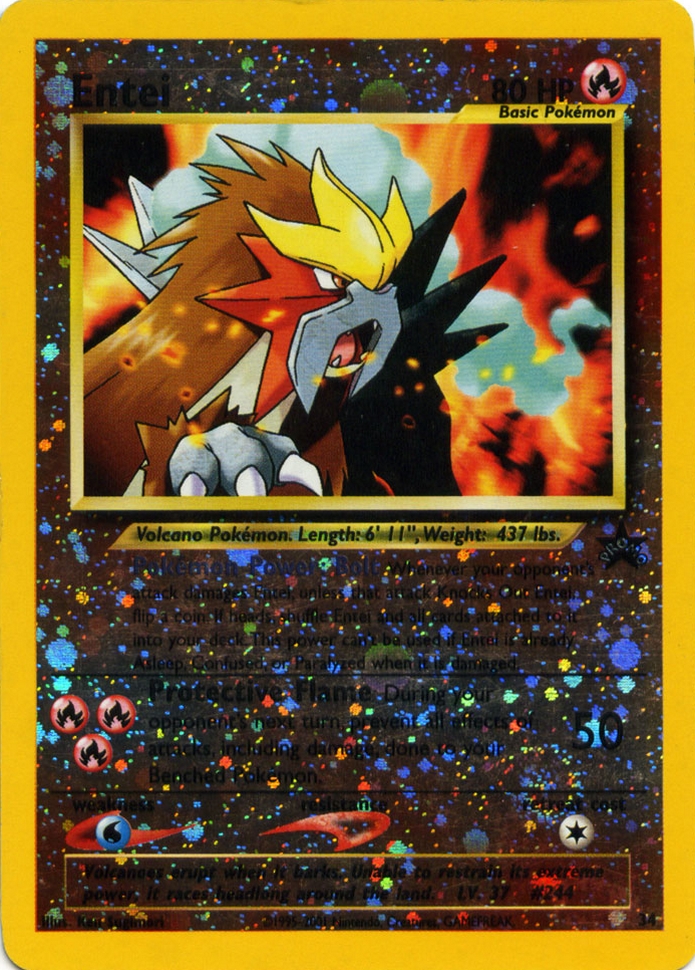 Entei [Premium] — Unnumbered Promotional 2000 (Japanese Pokémon TCG card)