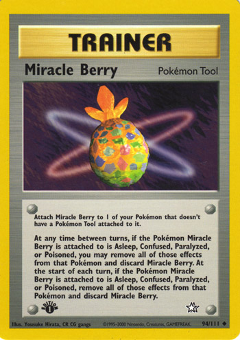 Miracle Berry [Road] — Unnumbered Promotional 2000 (Japanese Pokémon TCG card)