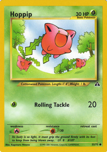 Hoppip [Comics] — Unnumbered Promotional 2001 (Japanese Pokémon TCG card)