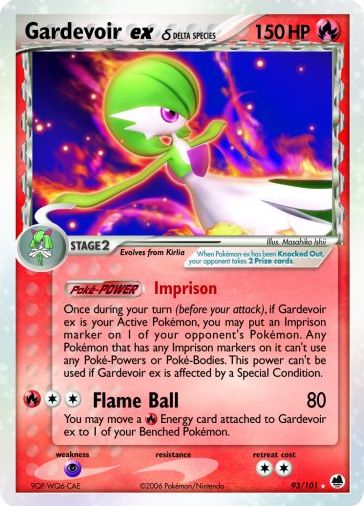 Gardevoir ex δ [Jumbo] — Unnumbered Promotional 2006 (Japanese Pokémon TCG card)