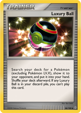 Luxury Ball [Trainer] — Unnumbered Promotional 2008 (Japanese Pokémon TCG card)